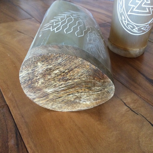 ✔️ Viking Drinking Horn Tumblers Set of 4 - Picture 5 of 8